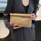 Elariah Women's Stone Pattern PU Leather Clutch Bag – Large Capacity Evening Handbag with Phone & Coin Pocket