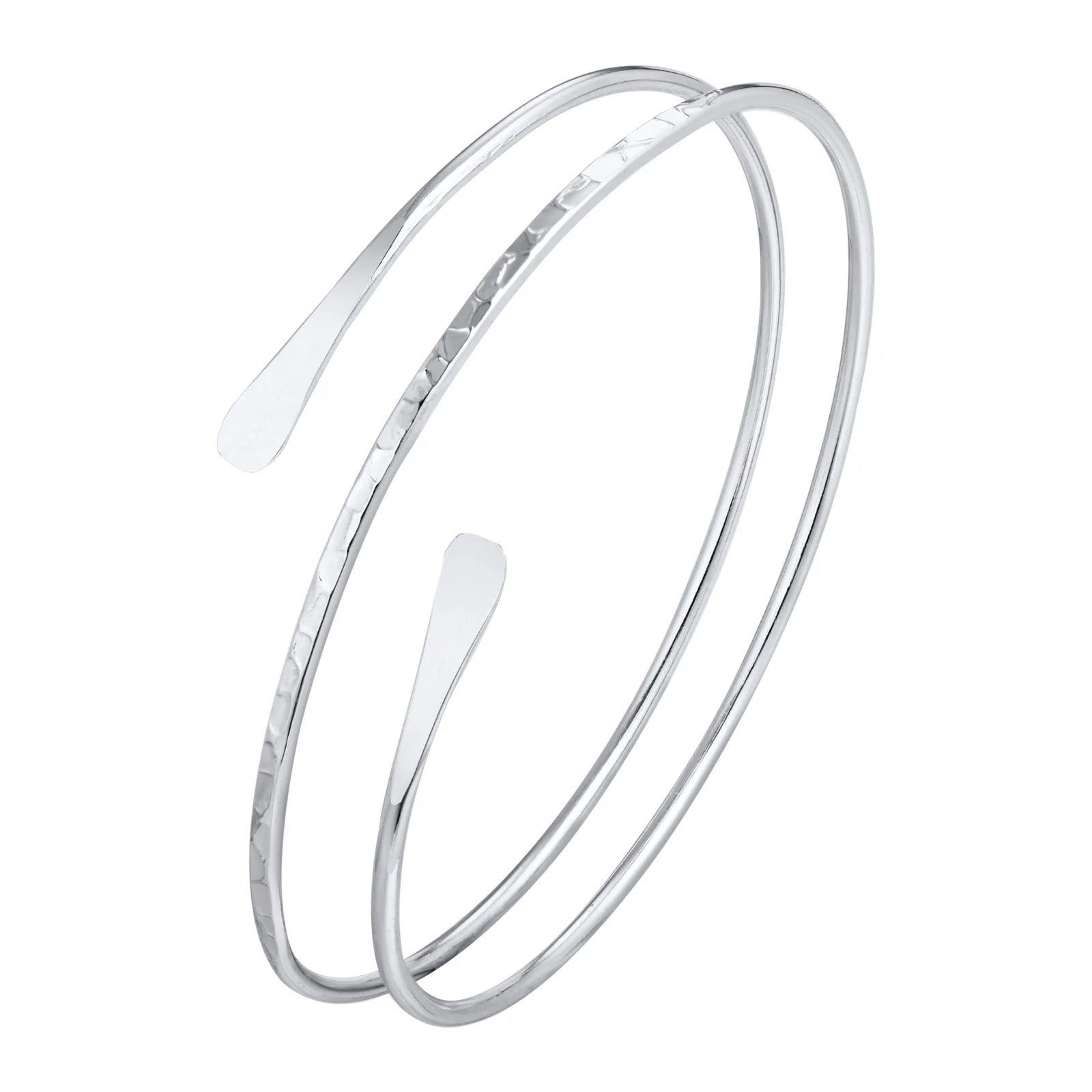 Bracelet manchette minimaliste plaqué or pour le haut du bras – Bijou tendance pour femme