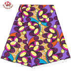 Elariah Ankara Wax Print Fabric – 6 Yards African Batik Polyester Material for Dresses, Sewing & Occasion Wear
