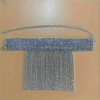 Bracelet de cheville à pampilles et strass pour femme – Bracelet de cheville à chaîne en cristal étincelant, bijou de pied élégant pour les fêtes et les mariages