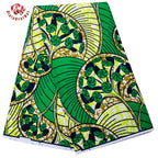 Elariah Ankara Wax Print Fabric – 6 Yards African Batik Polyester Material for Dresses, Sewing & Occasion Wear