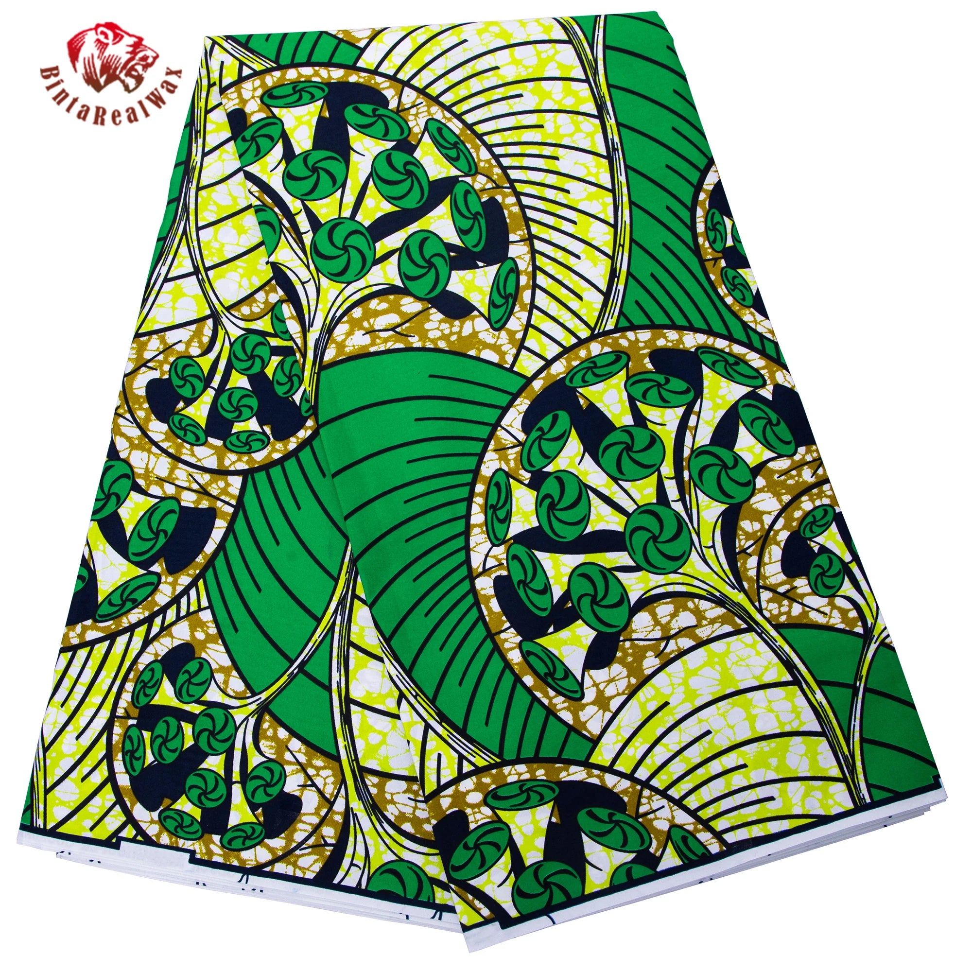 Elariah Ankara Wax Print Fabric – 6 Yards African Batik Polyester Material for Dresses, Sewing & Occasion Wear