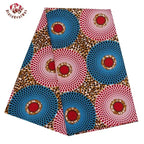Elariah Ankara Wax Print Fabric – 6 Yards African Batik Polyester Material for Dresses, Sewing & Occasion Wear
