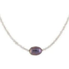 Collier de perles d'eau douce artistique et rétro – Pendentif bohème fait main