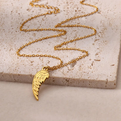 Sunflower Pendant Geometric Necklace – Stainless Steel Clavicle Chain for Women