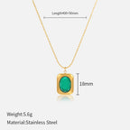 Collier vintage français étoile et lune – Chaîne pendentif céleste en acier inoxydable 316L (unisexe, doré) | ELARIAH