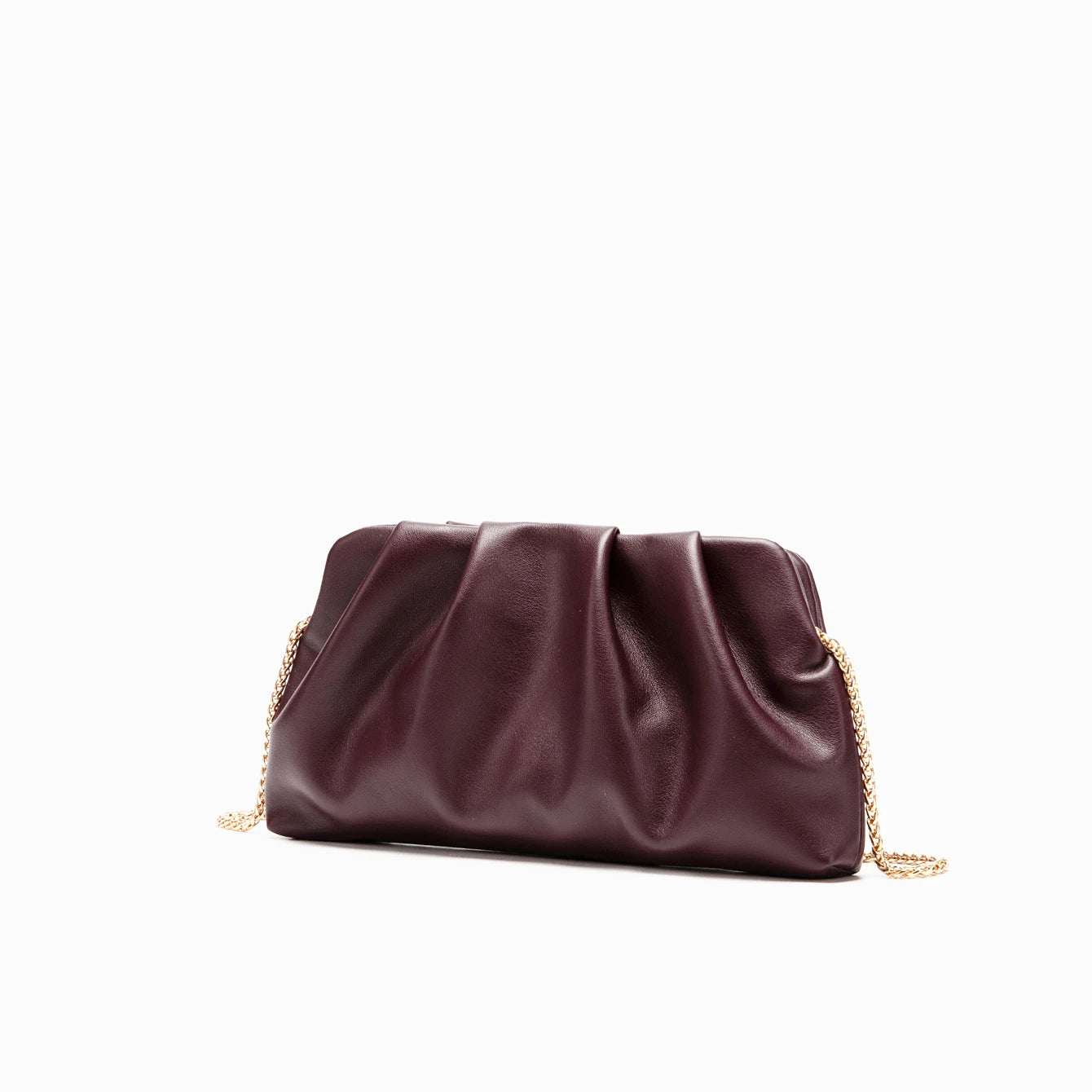 Elariah Luxury Chain Shoulder Clutch Bag – Elegant PU Leather Evening Purse for Weddings & Parties